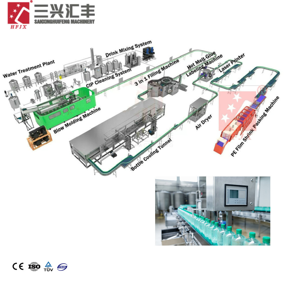 Carbonated Energy Drinks Soda Soft Drinks Filling Production Line